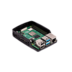 Raspberry Pi 4 Caja Negro gris  Caja