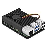 Caja aluminio para Raspberry Pi 5 ventilador  Disipador