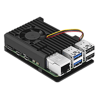 Caja aluminio para Raspberry Pi 5 ventilador  Disipador