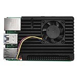 Caja aluminio para Raspberry Pi 5 ventilador  Disipador