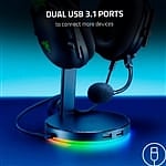 Razer Base Station V2 Chroma USB  Soporte para Auriculares