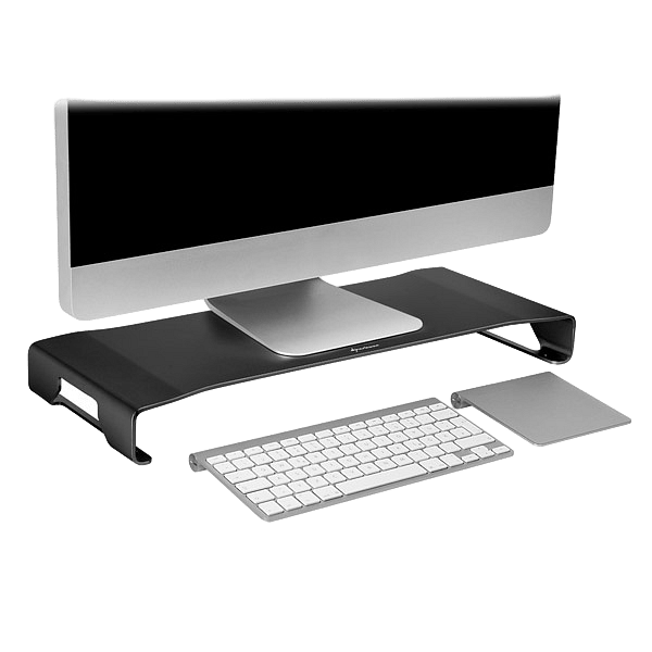 Sharkoon Aluminium Monitor Stand Negro  Accesorio