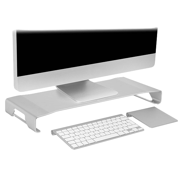 Sharkoon Aluminium Monitor Stand  Plata  Accesorio