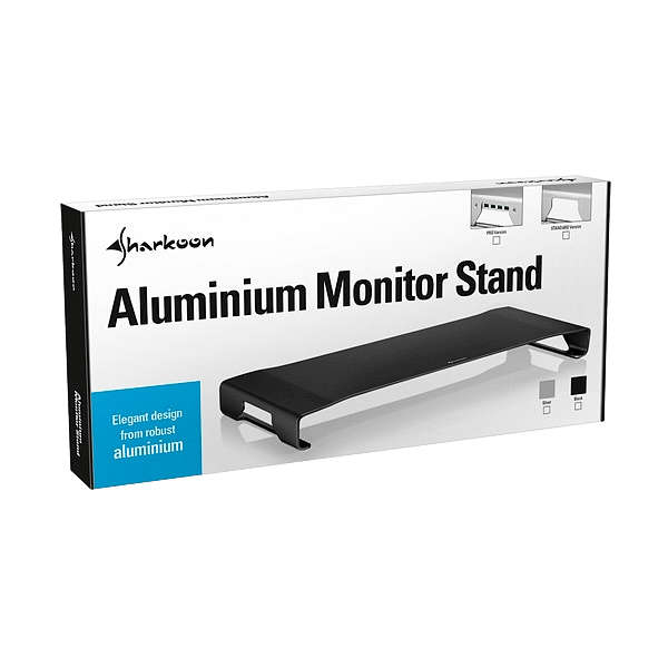 Sharkoon Aluminium Monitor Stand  Plata  Accesorio