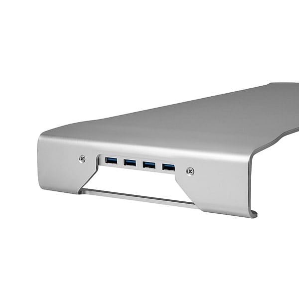 Sharkoon Aluminium Monitor Stand PRO Plata hub  Accesorio