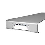 Sharkoon Aluminium Monitor Stand PRO Plata hub  Accesorio