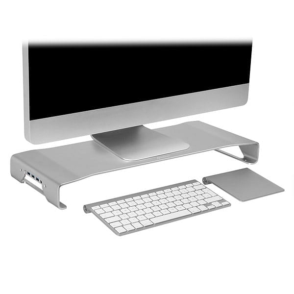 Sharkoon Aluminium Monitor Stand PRO Plata hub  Accesorio