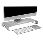 Sharkoon Aluminium Monitor Stand PRO Plata hub  Accesorio