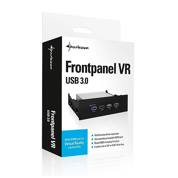 Sharkoon VR USB 30 Universal Panel frontal  Accesorio