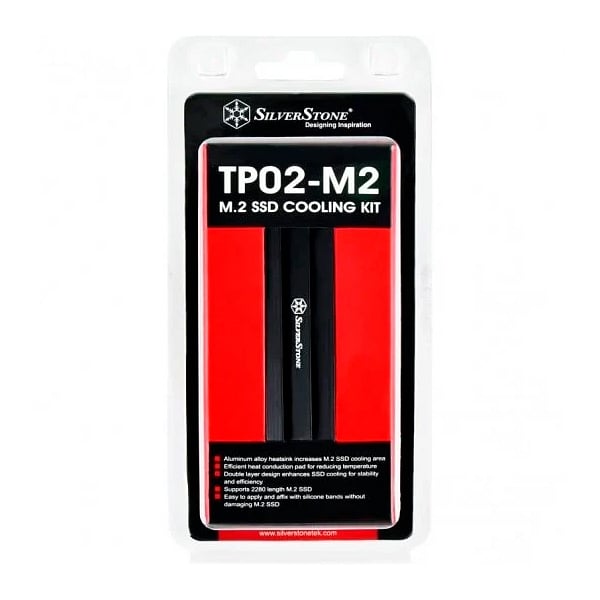 Silverstone SSTTP02M2  Disipador para SSD M2