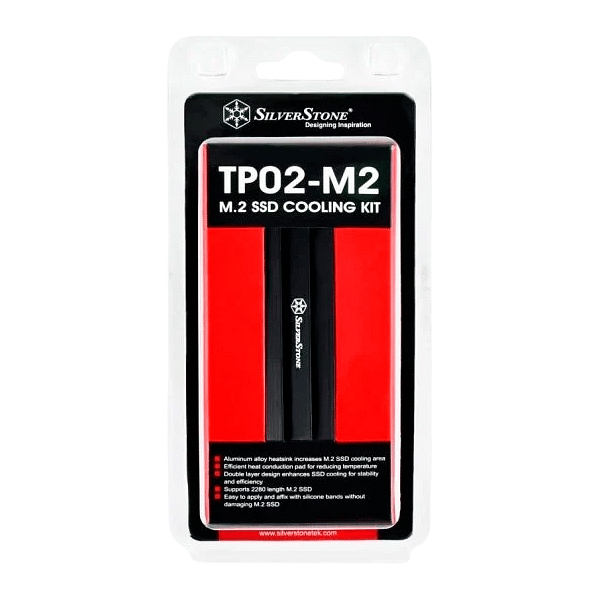 Silverstone SSTTP02M2  Disipador para SSD M2