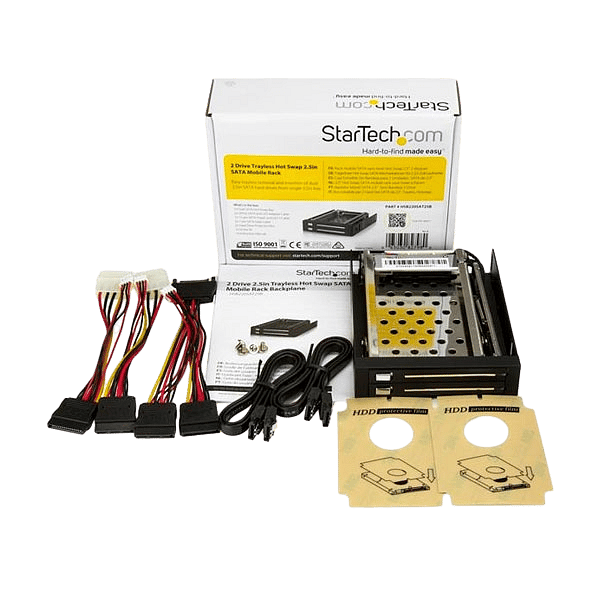 StarTechcom Backplane 2 Discos Duros HDD SATA  Accesorio