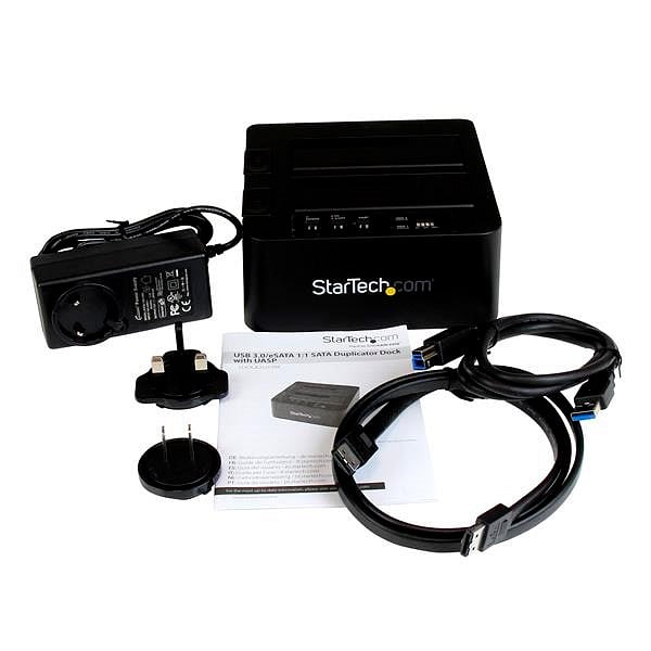 StarTechcom Sata de 35 y 25 a USB 30 y eSATA  Dock