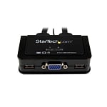 StarTechcom Switch Conmutador KVM de Cable con 2 Puertos VG