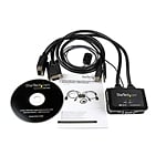 StarTechcom Switch Conmutador KVM de Cable con 2 Puertos VG