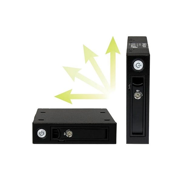 StarTechcom Backplane Rack Móvil de 1 unidad 25 SATASAS