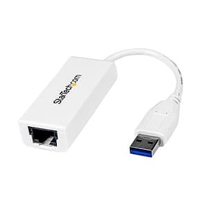 StarTechcom RJ45 Gigabit a USB 30 blanco  Tarjeta de red