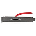 StarTechcom Cabezal Bracket Puerto SATA a eSATA  Adaptador