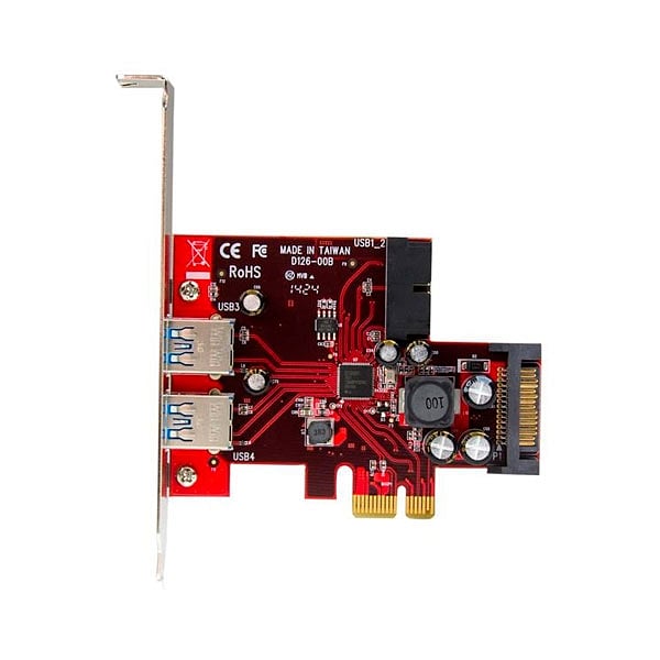 StarTechcom PCIE 4 X USB 30  Adaptador