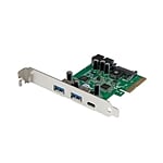 StarTechcom Tarjeta Combo PCI Express de 5 Puertos
