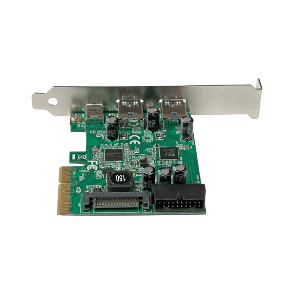 StarTechcom Tarjeta Combo PCI Express de 5 Puertos