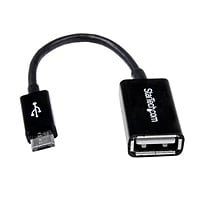 StarTech.com micro USB macho a USB A hembra OTG - Cable