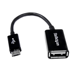 StarTechcom micro USB macho a USB A hembra OTG  Cable