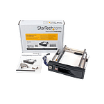 StarTechcom HSB100SATBK  Rack frontal disco SATA Hot Swap StarTechcom HSB100SATBK  Rack frontal disco SATA Hot Swap