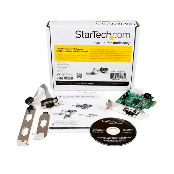StarTechcom controladora PCIE a serie RS232 Adaptador