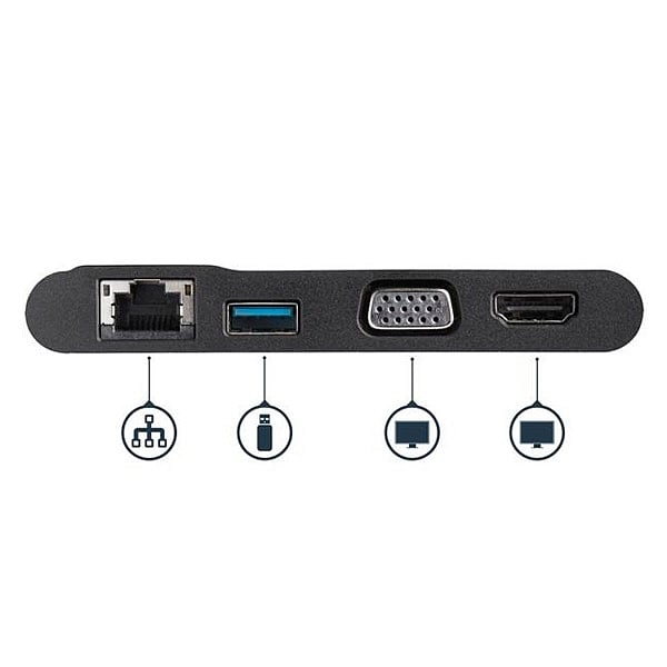 StarTechcom USB C a  HDMI o VGA 4K USB 30  Adaptador