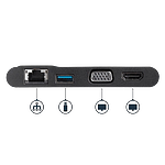 StarTechcom USB C a  HDMI o VGA 4K USB 30  Adaptador