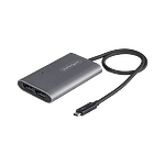 StarTechcom Adaptador de Vídeo Thunderbolt 3 a 2 Monitores DisplayPort