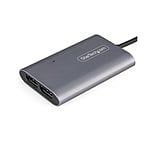 StarTechcom Adaptador de Vídeo Thunderbolt 3 a 2 Monitores DisplayPort