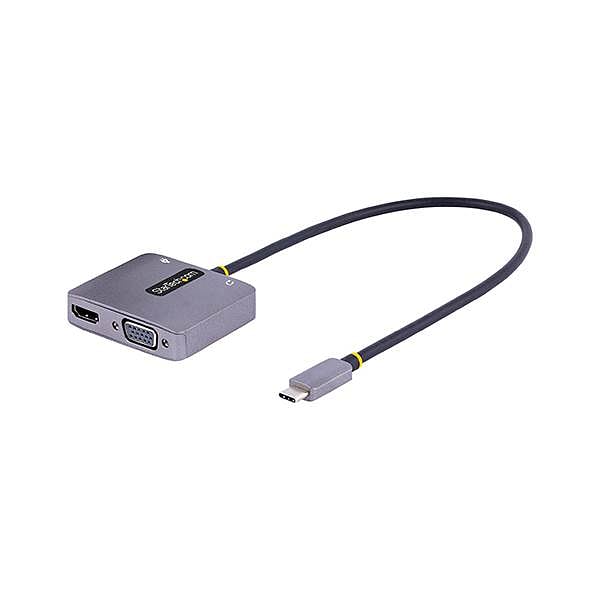 StarTechcom Adaptador de Vídeo USB C a HDMIVGA 4K HDR PD 30 de 100W