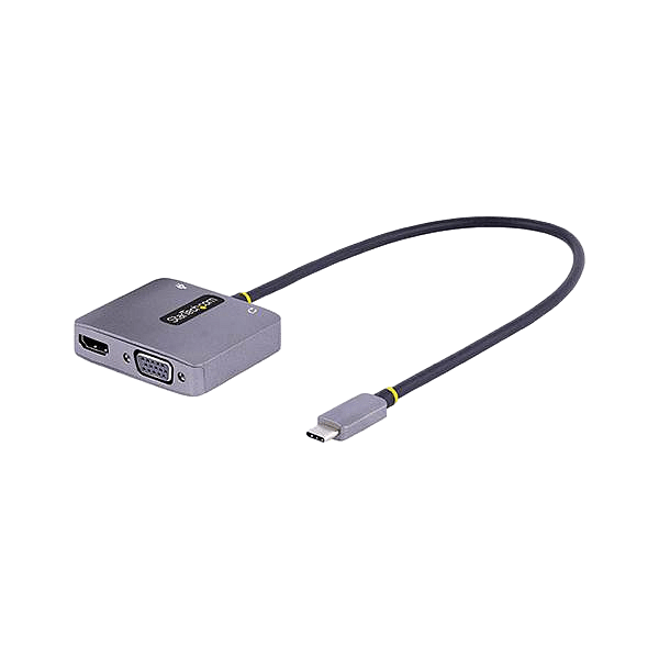 StarTechcom Adaptador de Vídeo USB C a HDMIVGA 4K HDR PD 30 de 100W