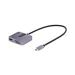 StarTechcom Adaptador de Vídeo USB C a HDMIVGA 4K HDR PD 30 de 100W