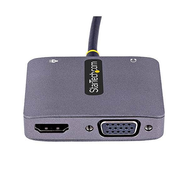 StarTechcom Adaptador de Vídeo USB C a HDMIVGA 4K HDR PD 30 de 100W