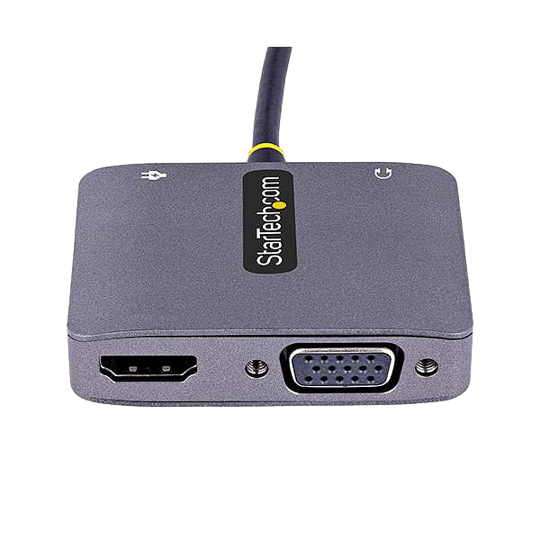 StarTechcom Adaptador de Vídeo USB C a HDMIVGA 4K HDR PD 30 de 100W