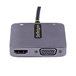 StarTechcom Adaptador de Vídeo USB C a HDMIVGA 4K HDR PD 30 de 100W StarTechcom Adaptador de Vídeo USB C a HDMIVGA 4K HDR PD 30 de 100W