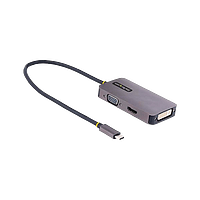 StarTech.com Adaptador de Vídeo USBC HDMI/VGA/DVI 4K 60Hz Aluminio