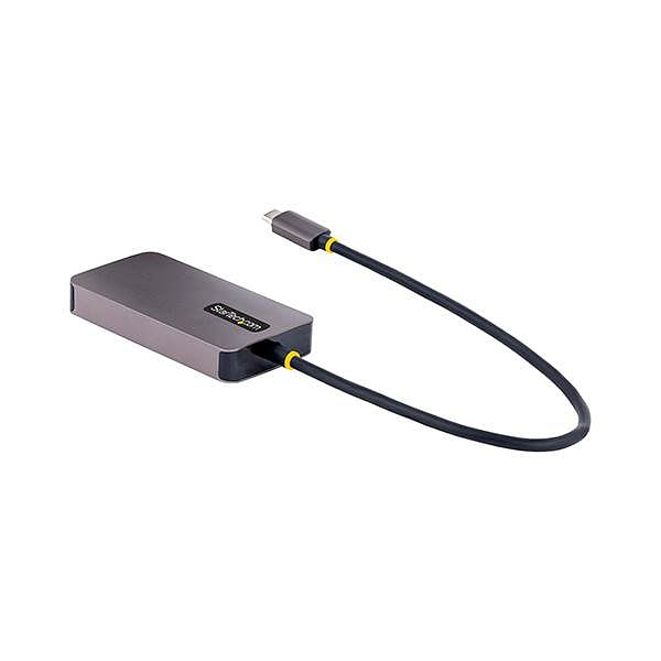 StarTechcom Adaptador de Vídeo USBC HDMIVGADVI 4K 60Hz Aluminio