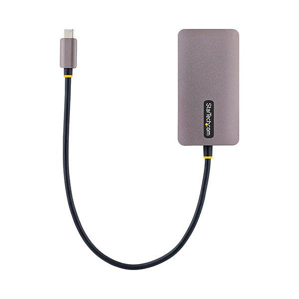 StarTechcom Adaptador de Vídeo USBC HDMIVGADVI 4K 60Hz Aluminio