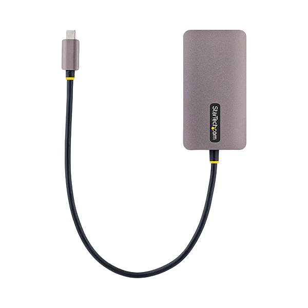 StarTechcom Adaptador de Vídeo USBC HDMIVGADVI 4K 60Hz Aluminio