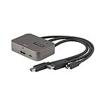 StarTechcom Adaptador Mini DisplayPort USBC o HDMI a HDMI 4K 60Hz HDR
