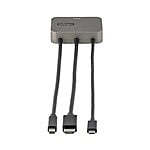 StarTechcom Adaptador Mini DisplayPort USBC o HDMI a HDMI 4K 60Hz HDR
