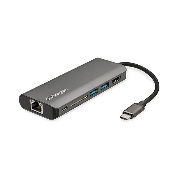 StarTechcom Adaptador Multipuertos con HDMI  Lector SD 2xA 1xC PD 30