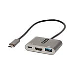 StarTechcom Adaptador Multipuertos USB C a HDMI de 4K PD 30 USB 30
