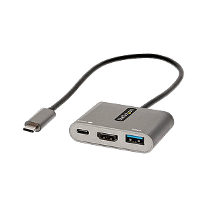 StarTechcom Adaptador Multipuertos USB C a HDMI de 4K PD 30 USB 30