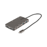 StarTechcom Adaptador Multipuertos USB C HDMI o VGA USB 30 PD 100W