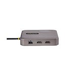 StarTechcom Adaptador Multipuertos USBC 2x HDMI 4K  PD 100W  Hub USB